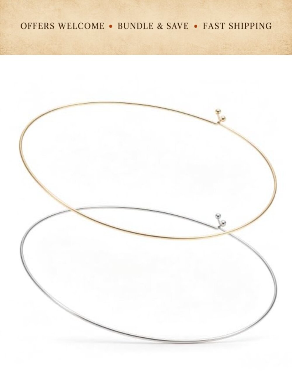 304 Stainless Steel Choker Necklace Set for DIY Jewelry Making
